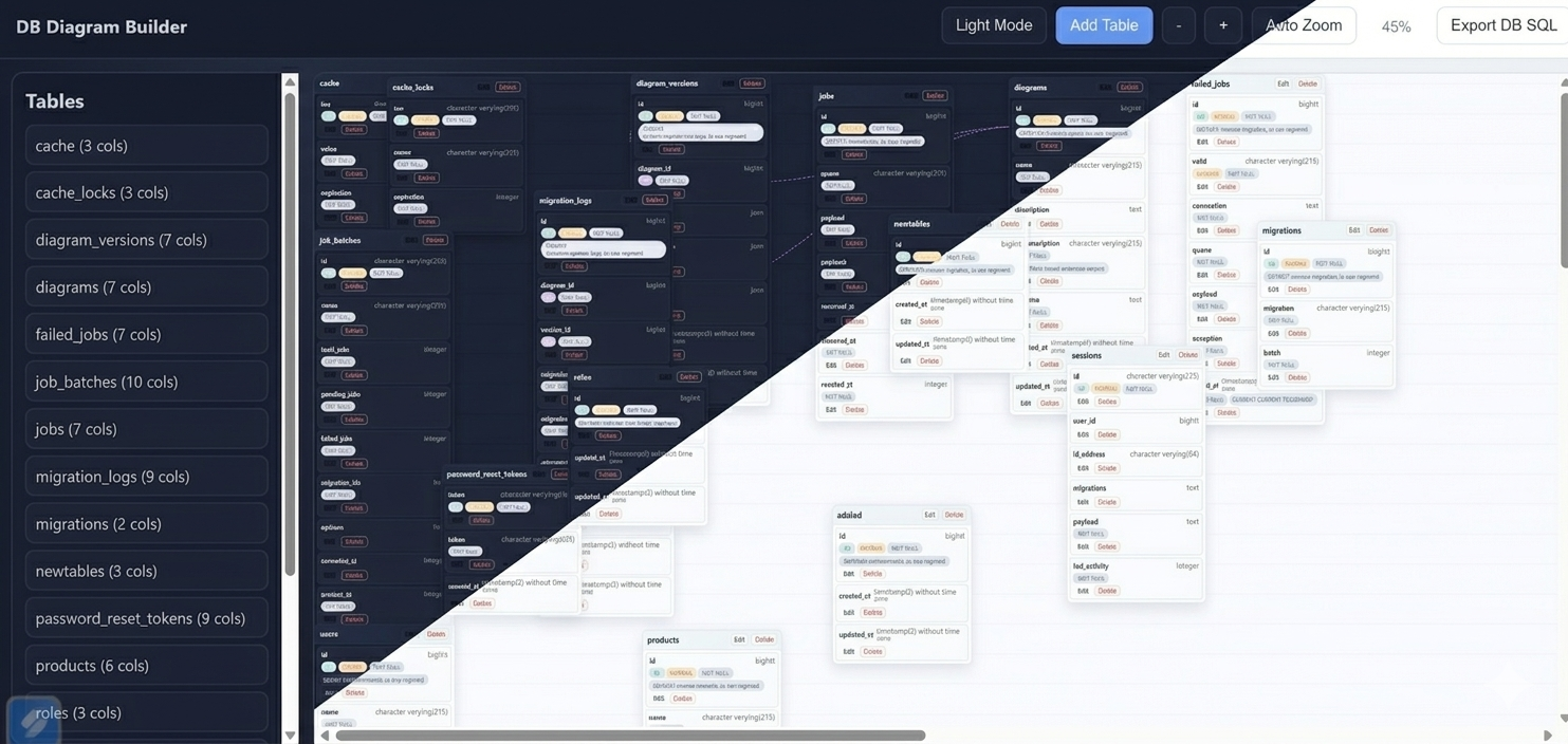 DB Digram UI