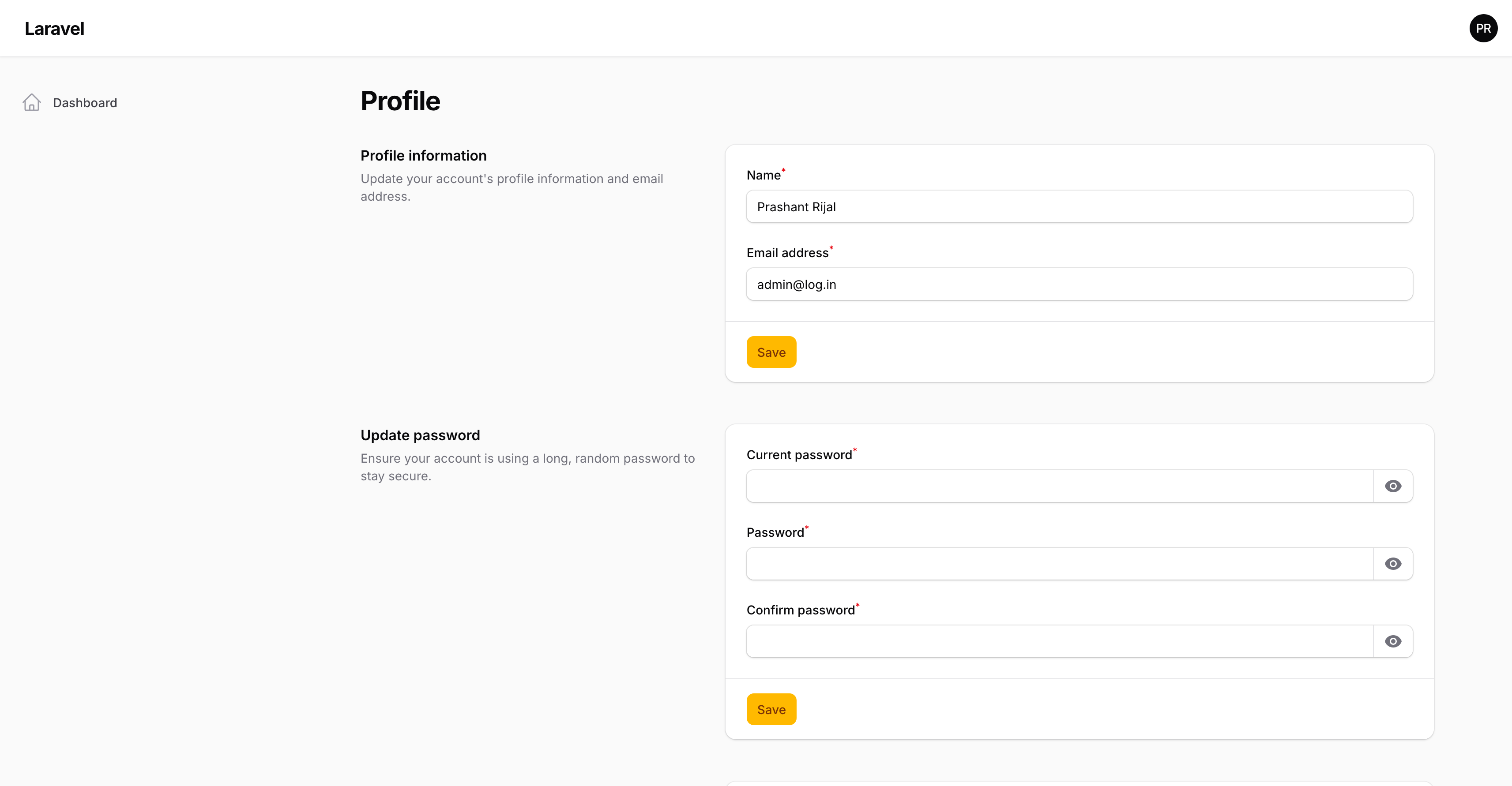 Filament Profile screenshot