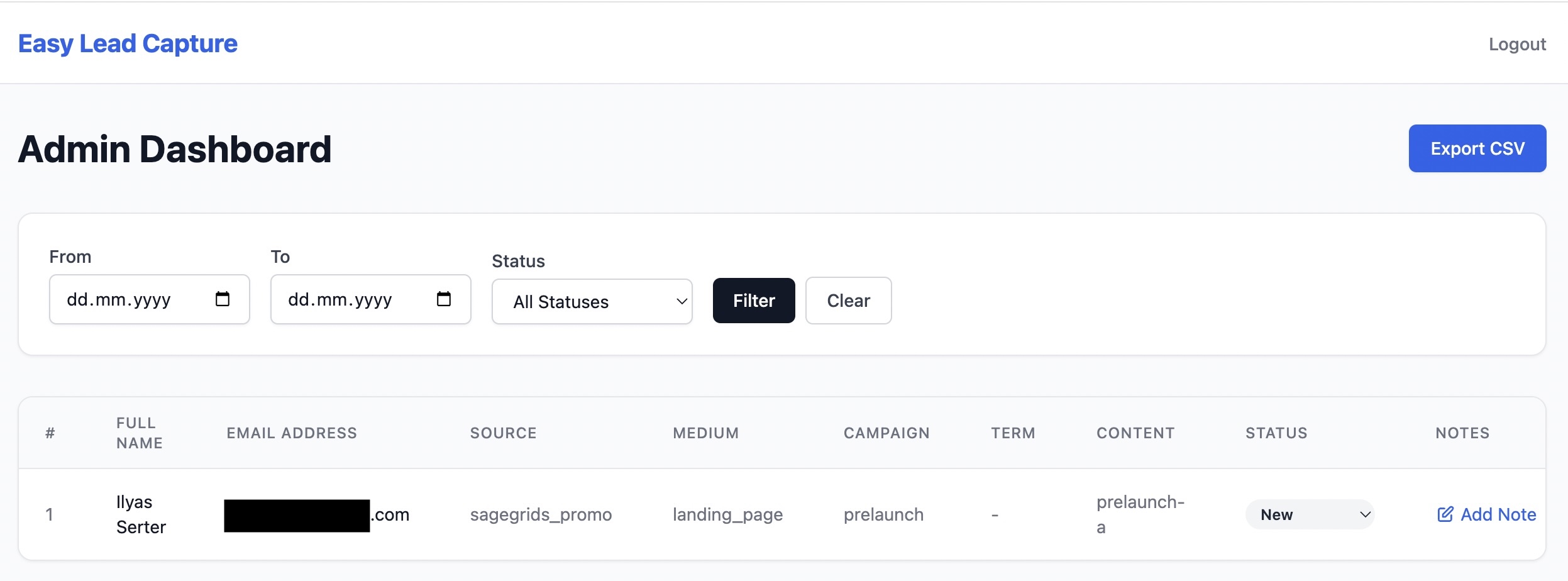 Admin Panel