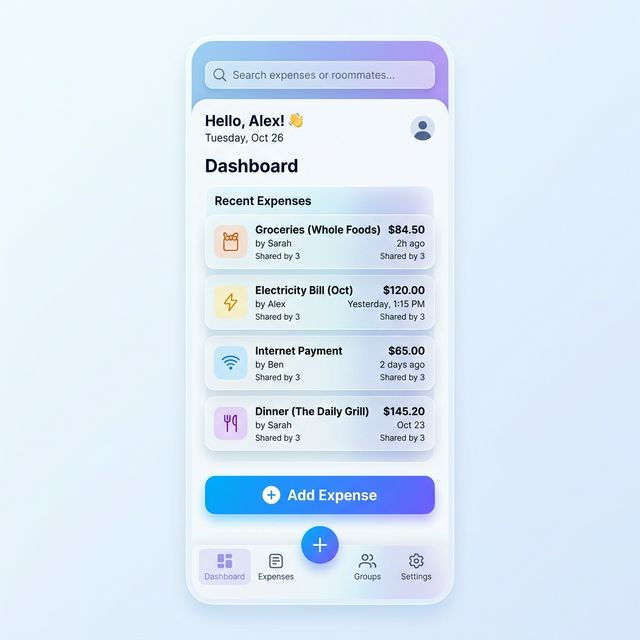 Roomie App Mockup