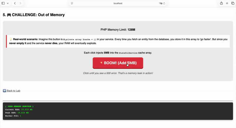 Memory Leak Demo