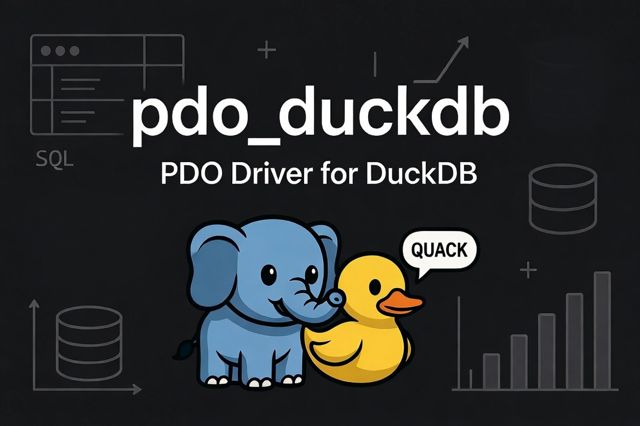pdo_duckdb: a PDO driver for DuckDB