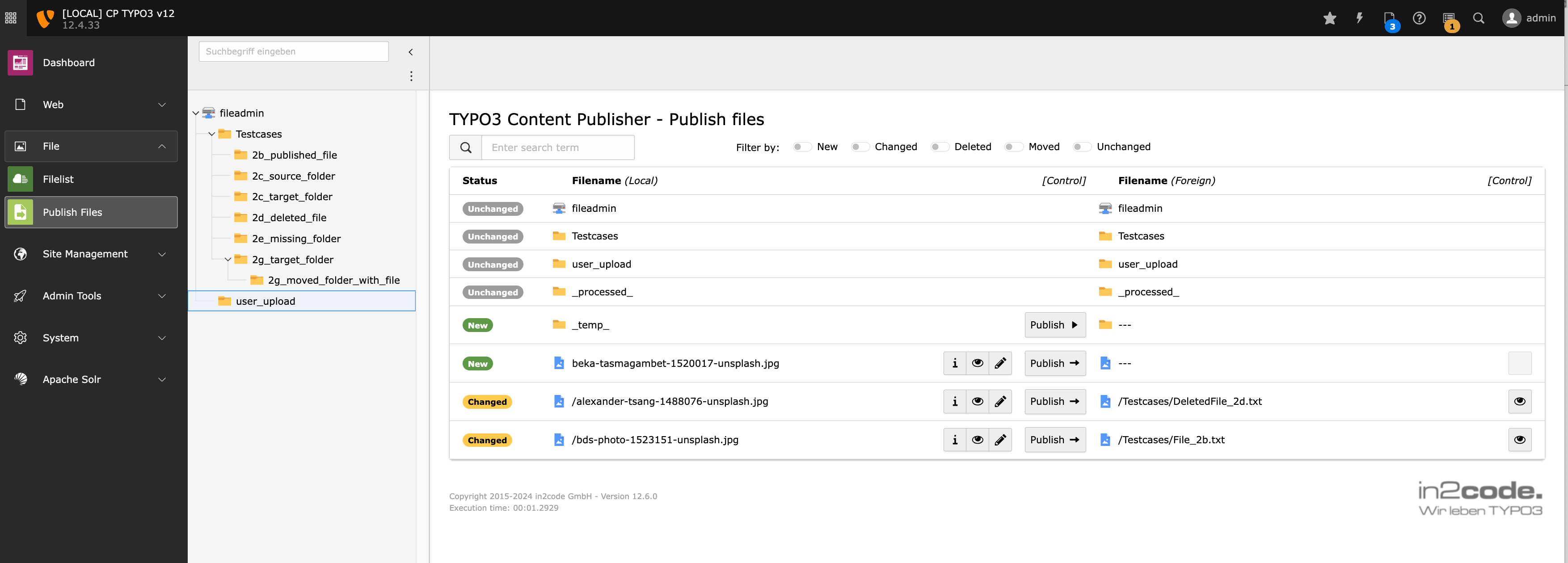 Publisher Files Module