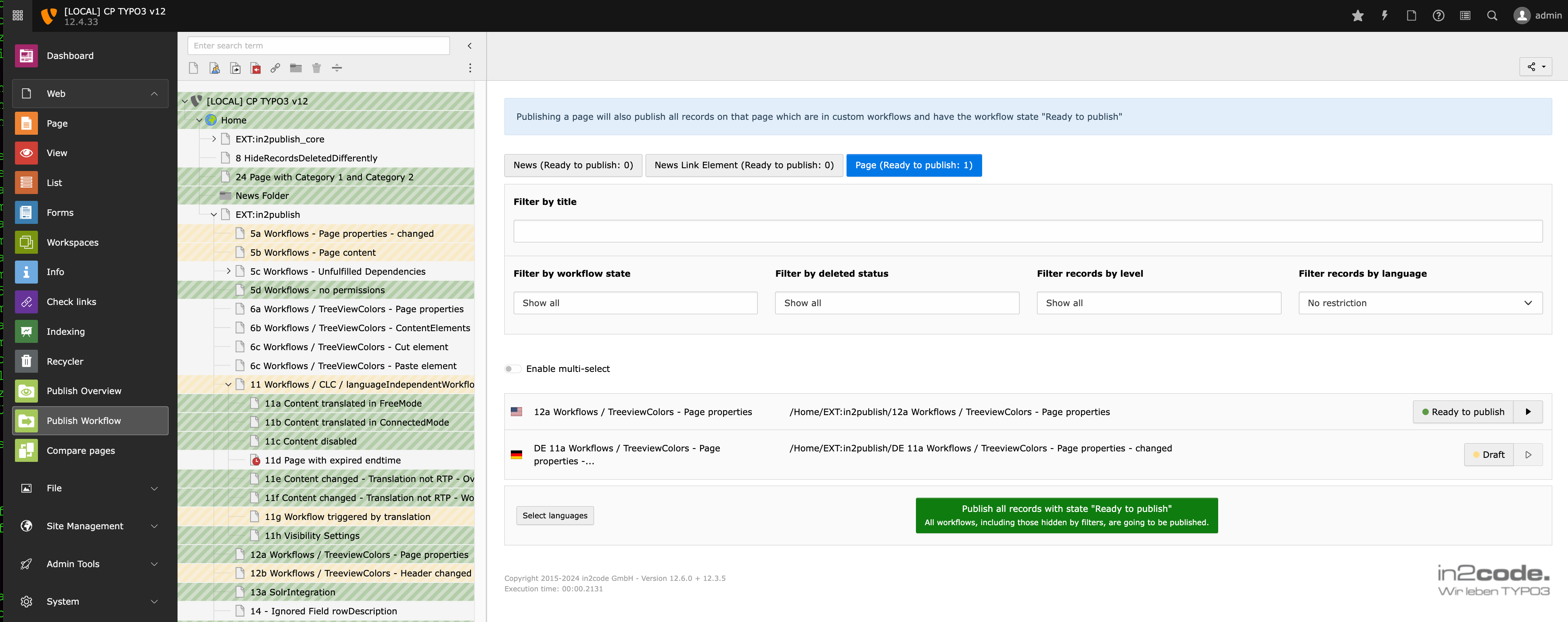 Publish Workflow Module