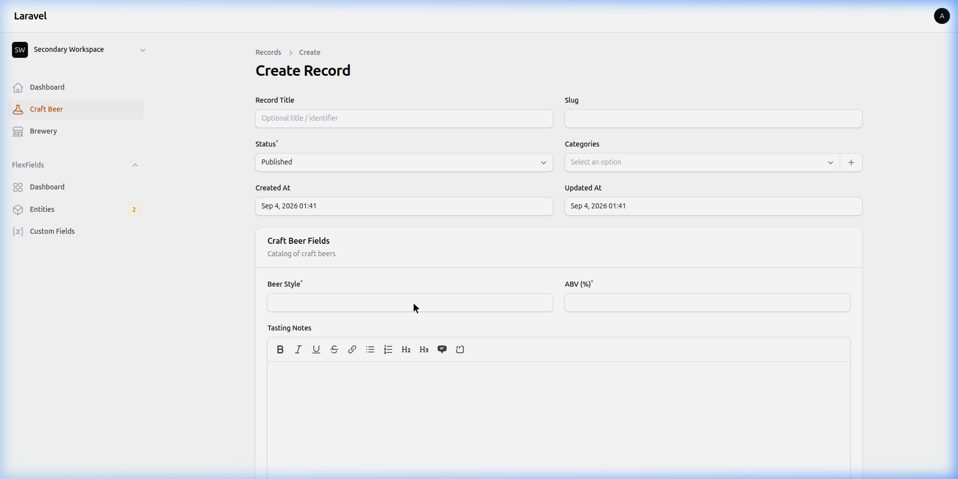 Form Screenshot
