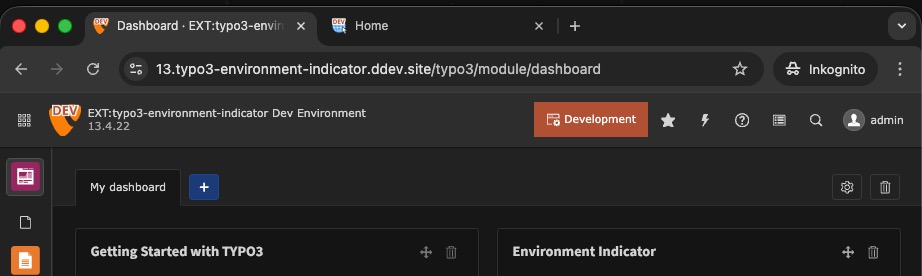 Environment Indicator Preview