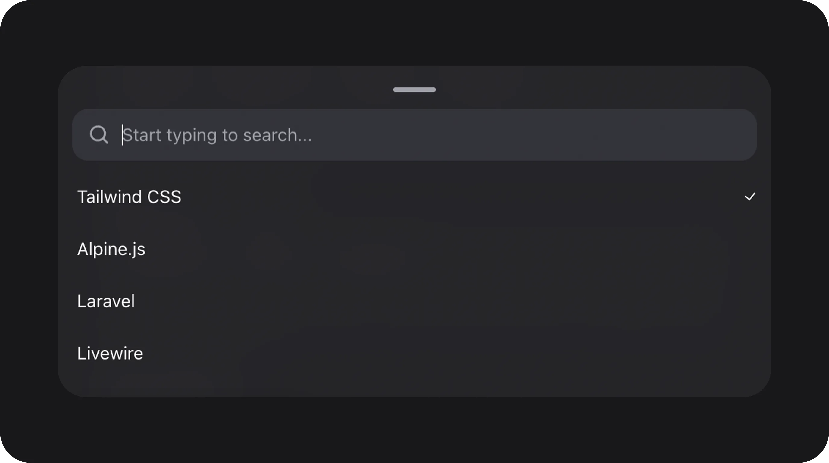 Filament SelectField - virtualized searchable select with async Livewire search, rich option rows, and mobile bottom sheet drawer