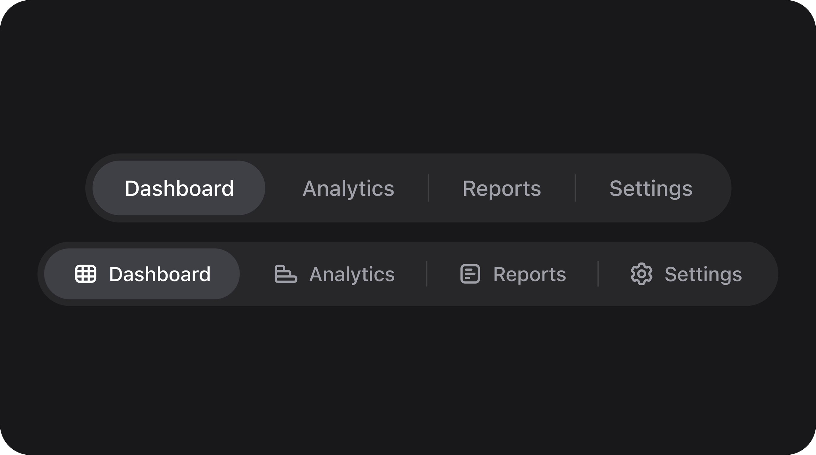 SegmentControl - Elegant segmented sliding tab controls with support for icons, disabled states, and dynamic sizing