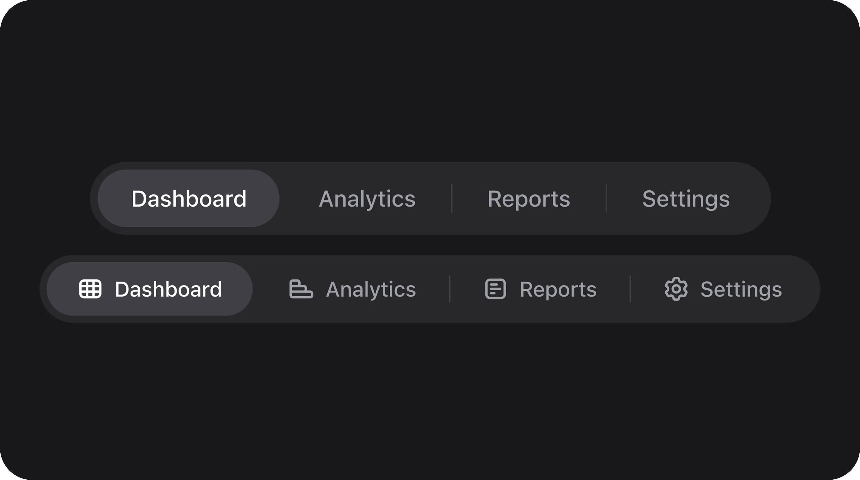 SegmentControl - Elegant segmented sliding tab controls with support for icons, disabled states, and dynamic sizing