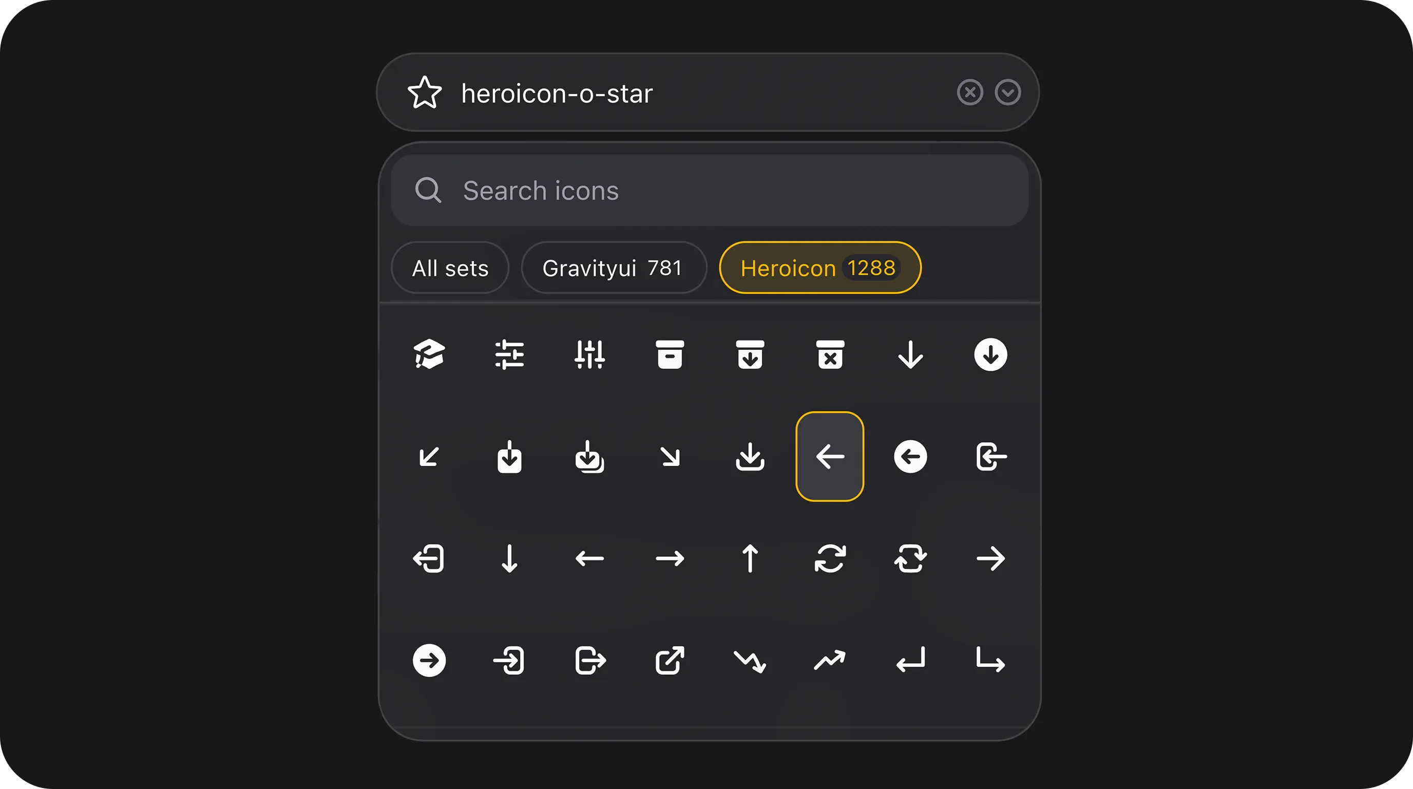 IconPickerField - Highly optimized searchable SVG icon picker with virtual scrolling, asynchronous preview loading, and WAI-ARIA combobox accessibility