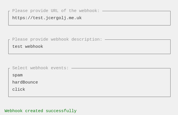 create brevo webhook example