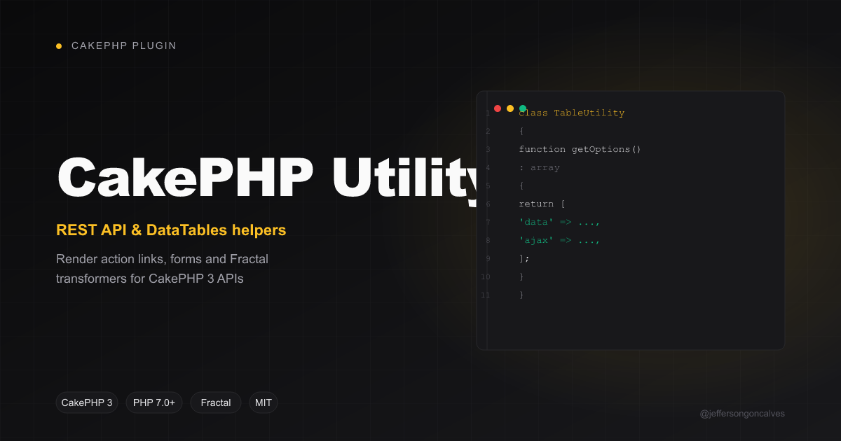 CakePHP Utility