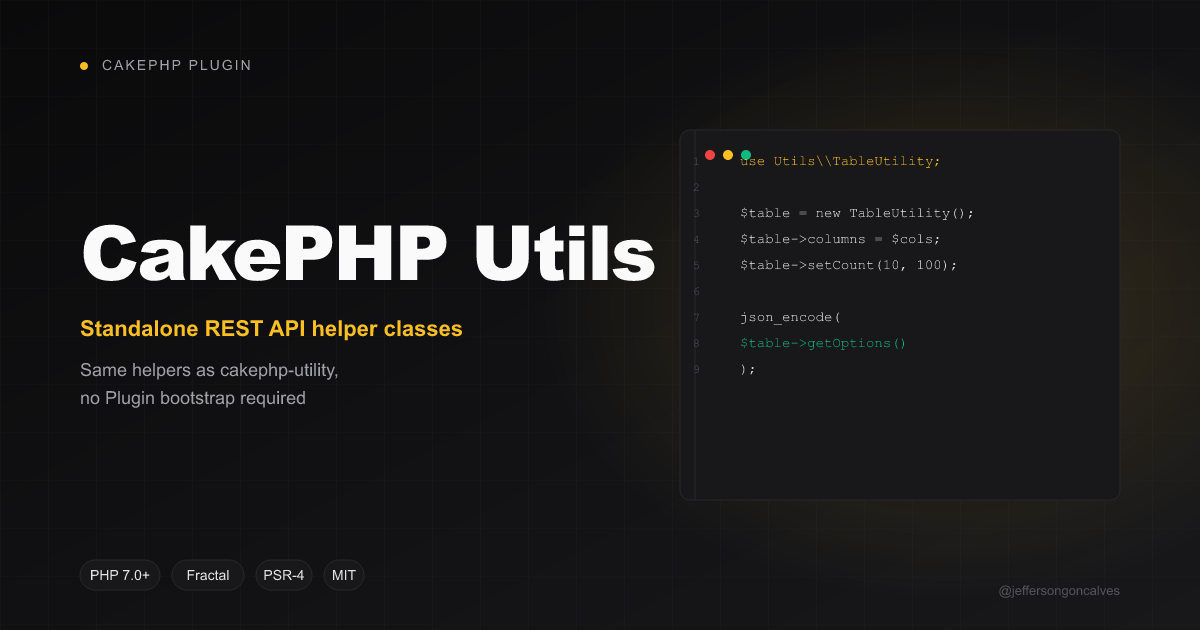 CakePHP Utils
