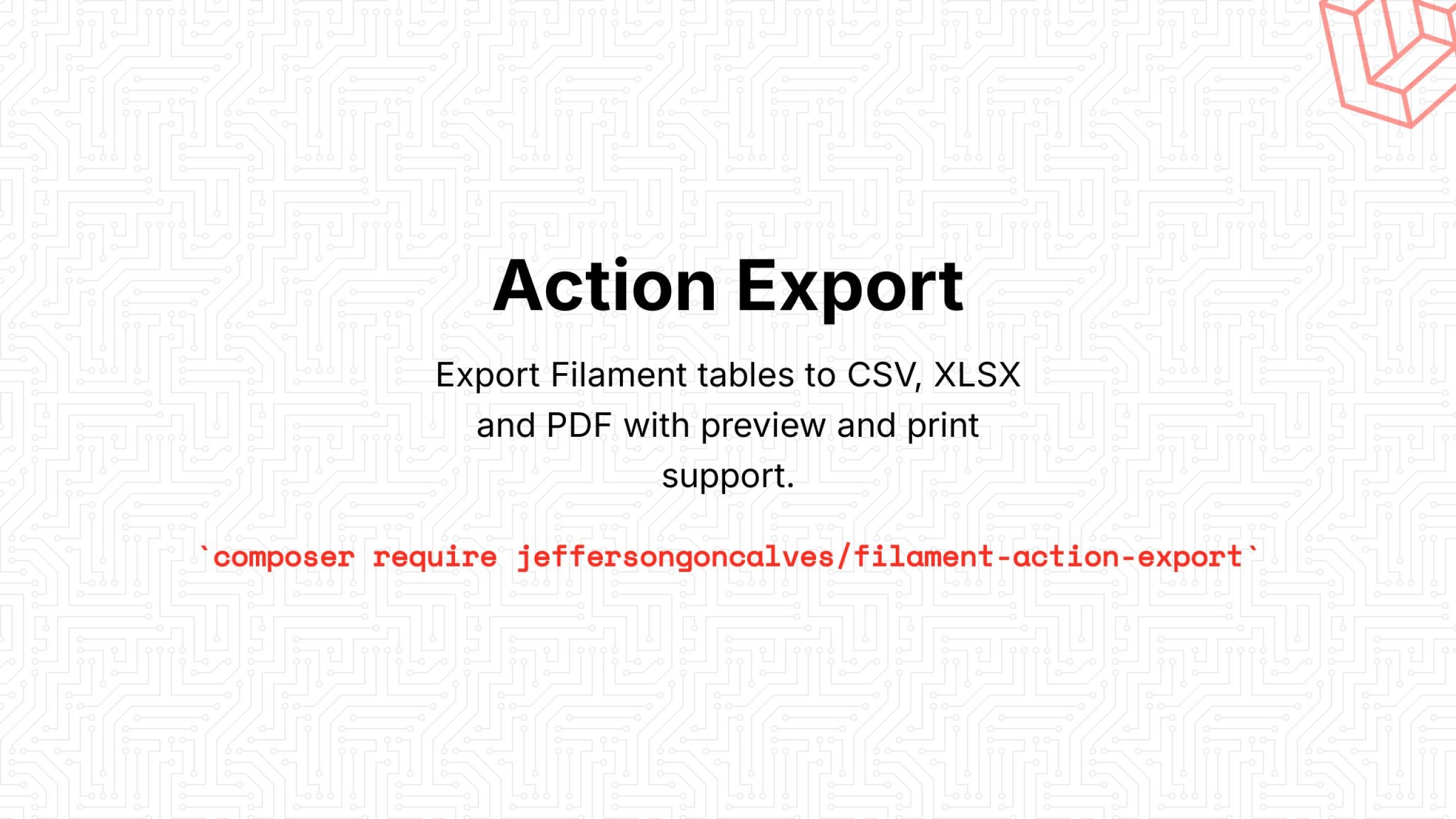 Filament Action Export