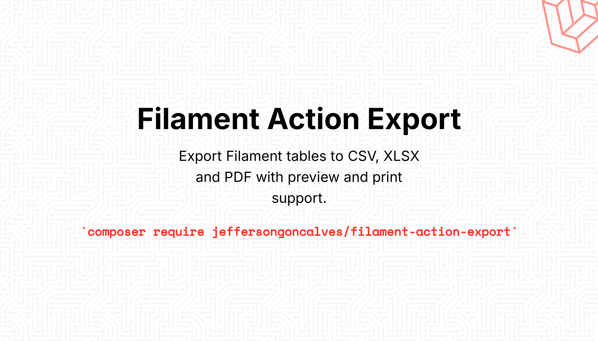 Filament Action Export