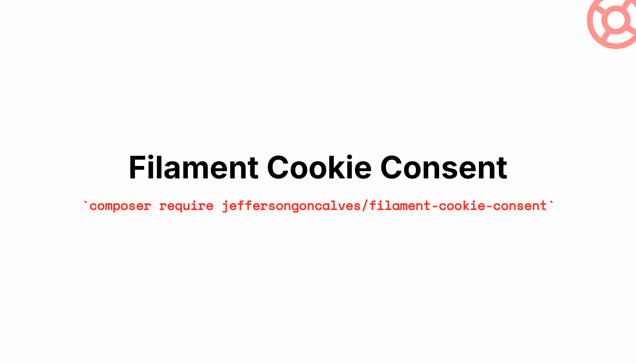 Filament Cookie Consent