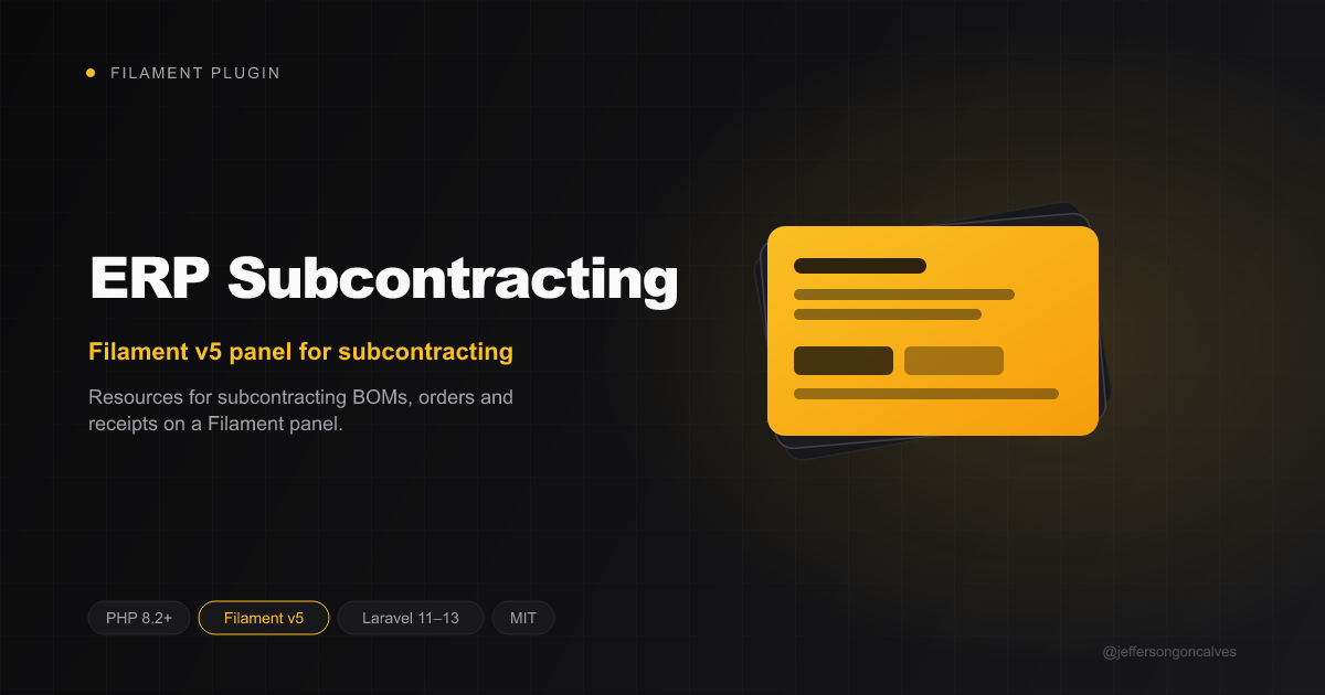Filament ERP Subcontracting