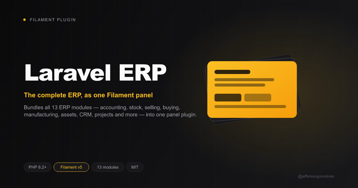 Laravel ERP