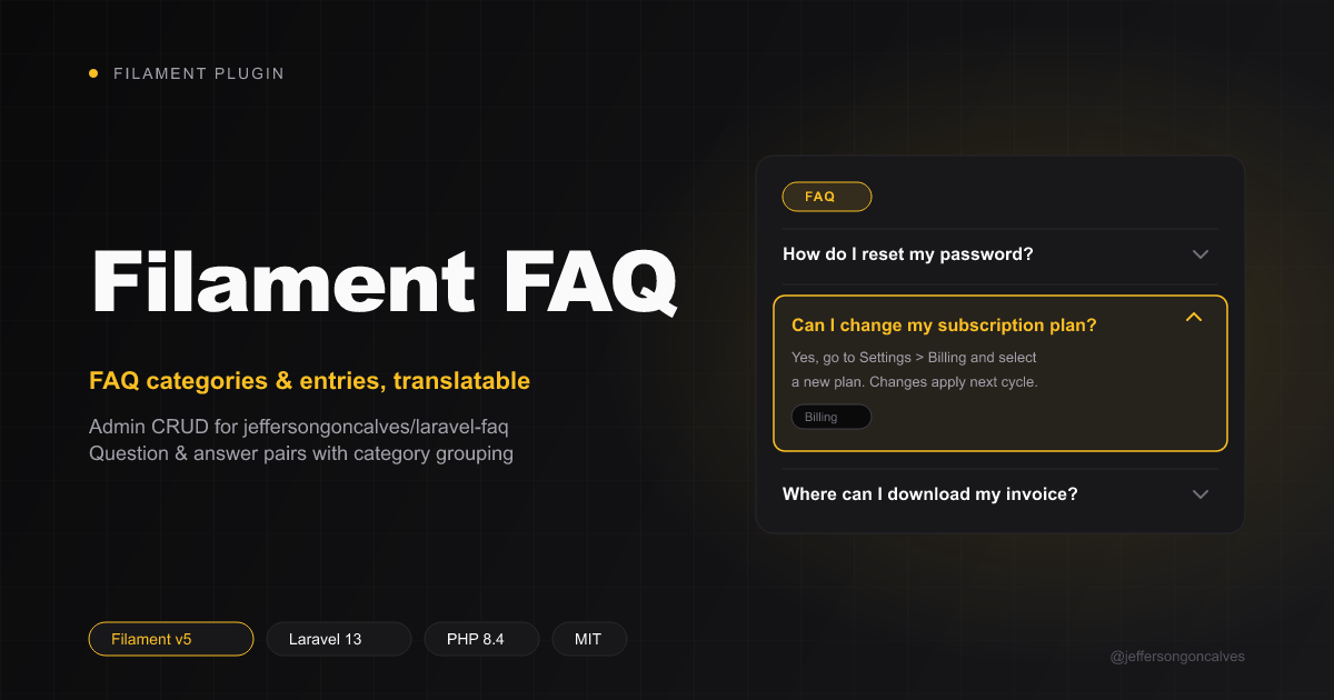 Filament FAQ