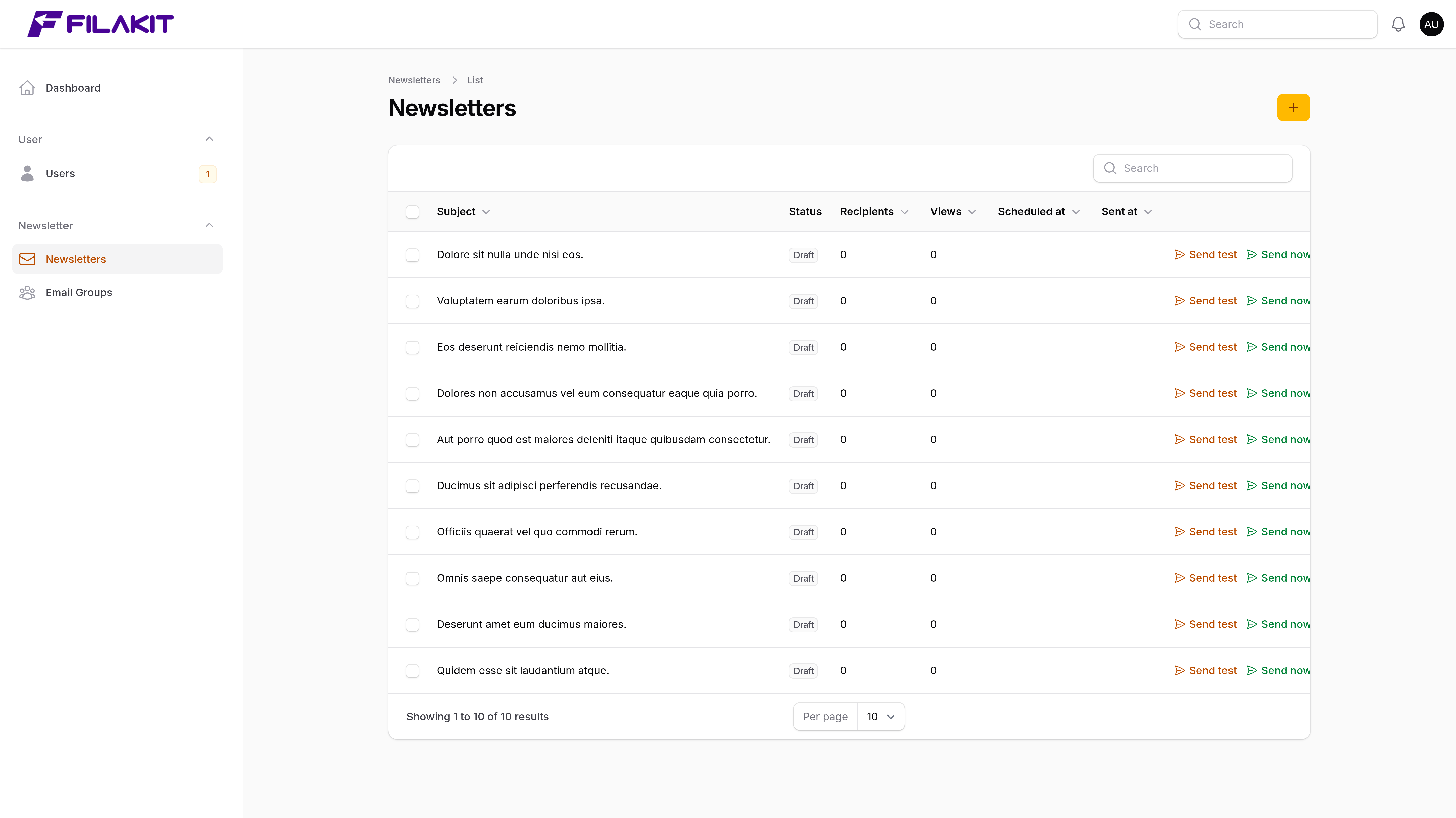 newsletter-list