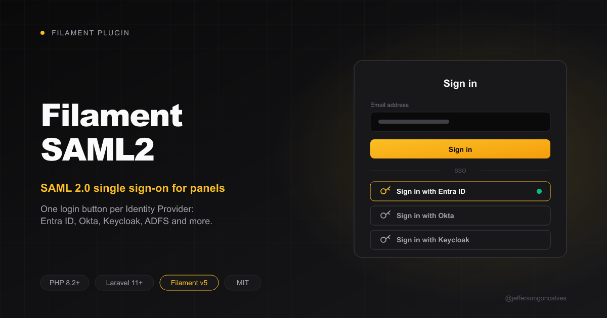 Filament SAML2
