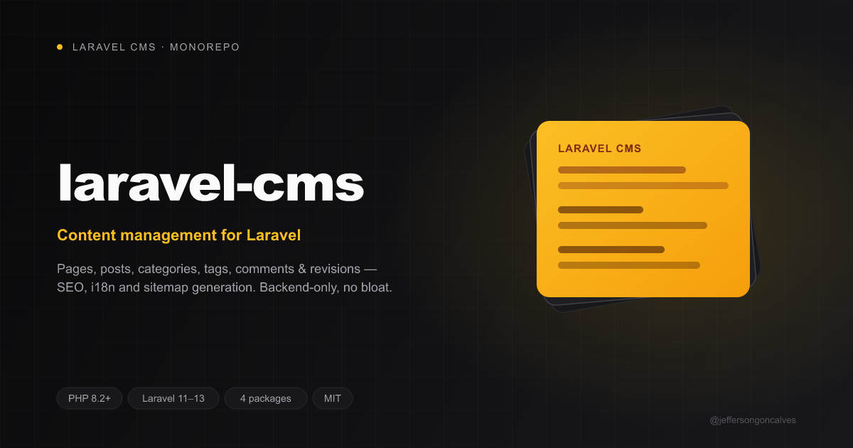Laravel CMS