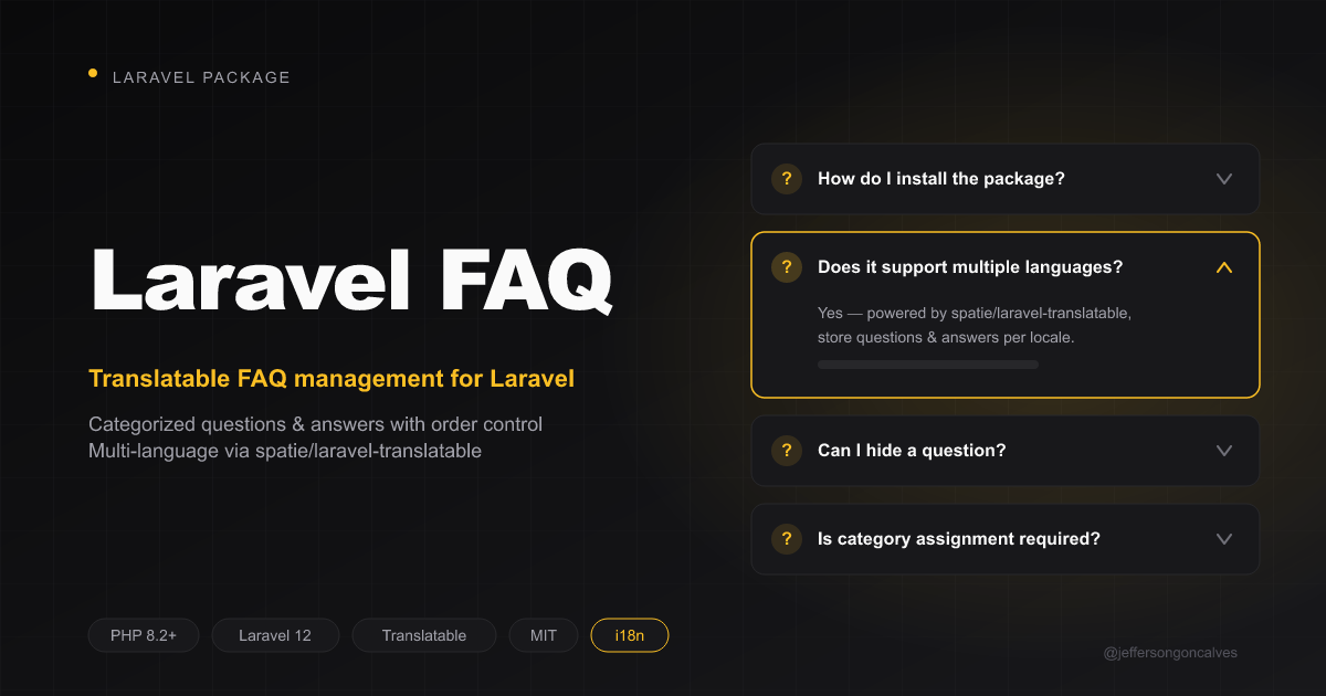 Laravel FAQ