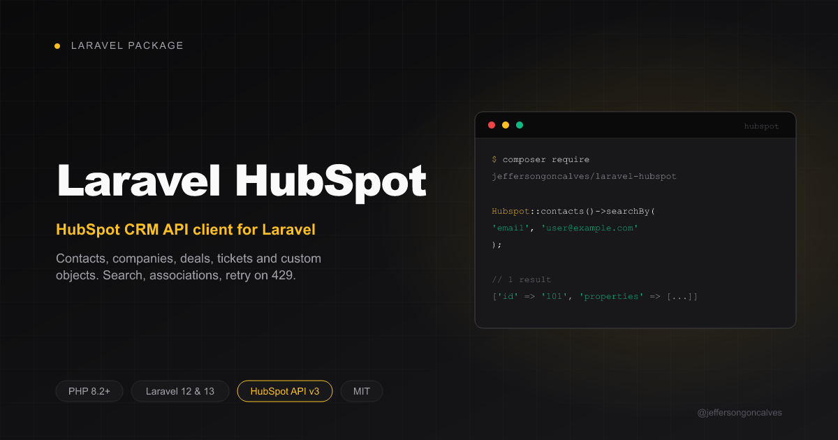 Laravel HubSpot