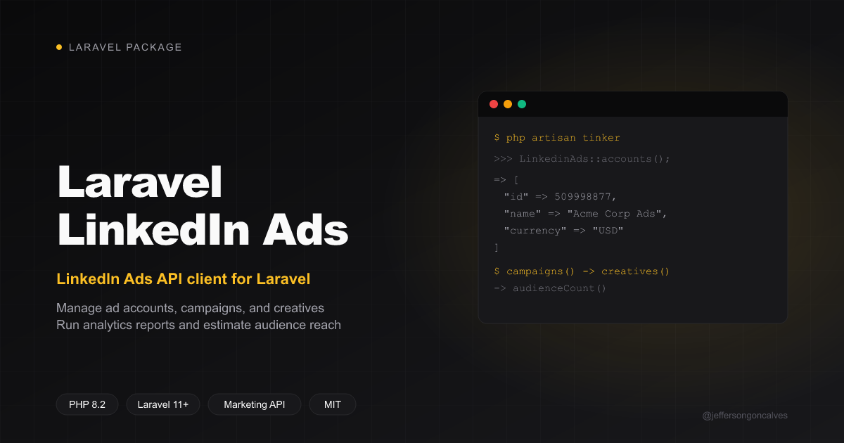 Laravel LinkedIn Ads