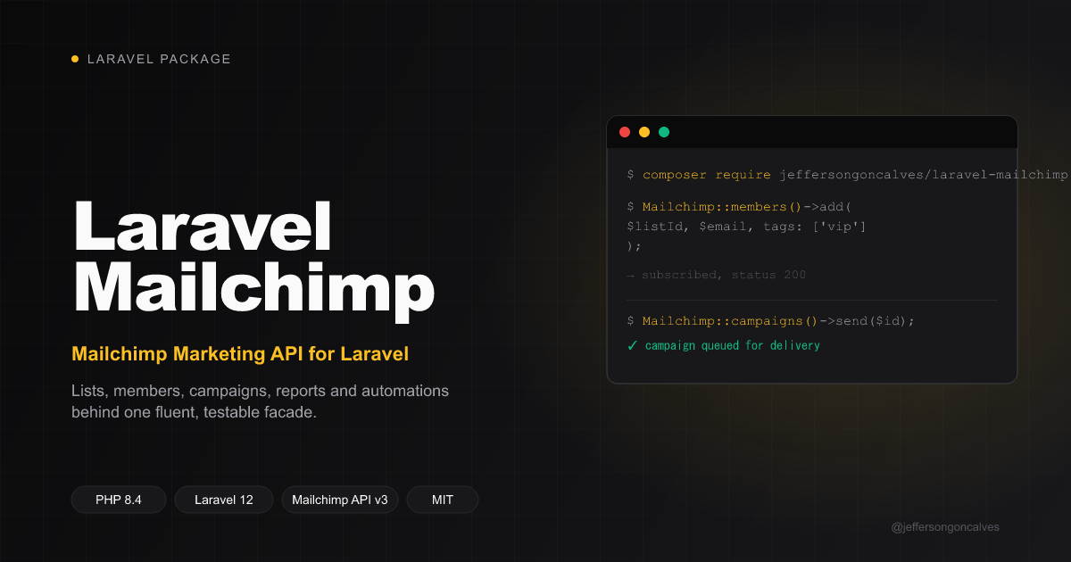 Laravel Mailchimp