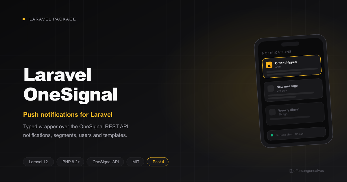 Laravel OneSignal