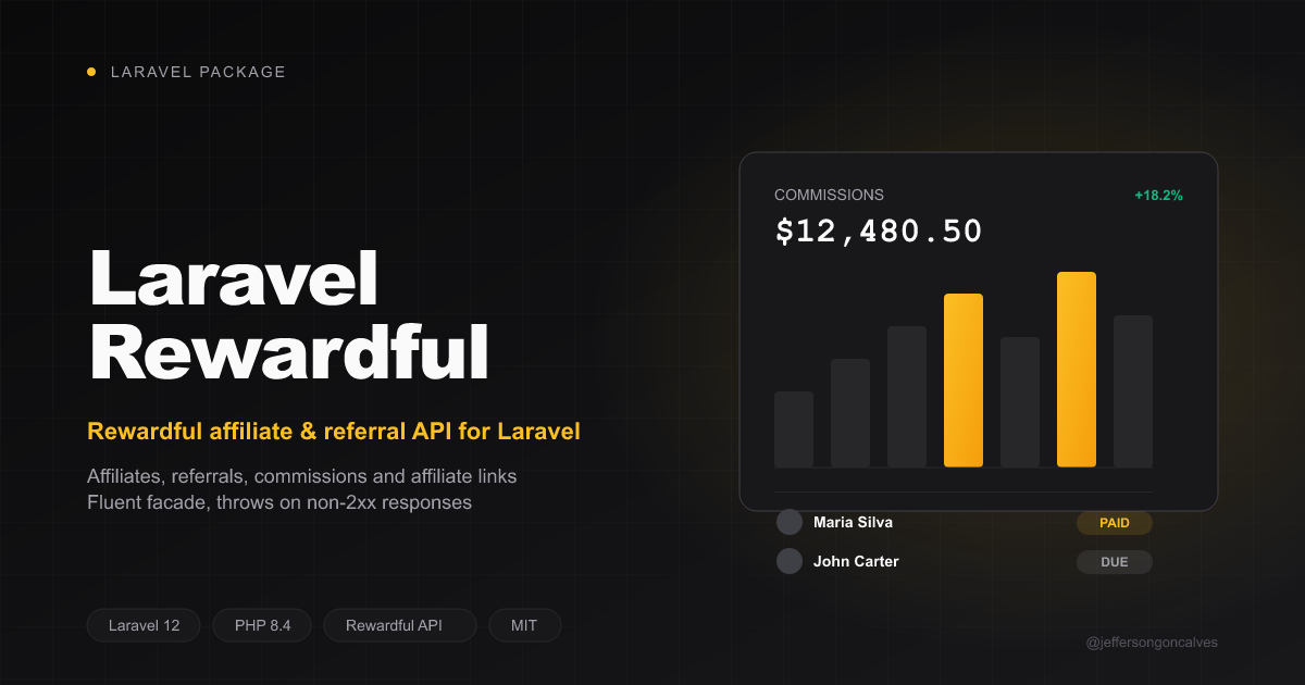 Laravel Rewardful