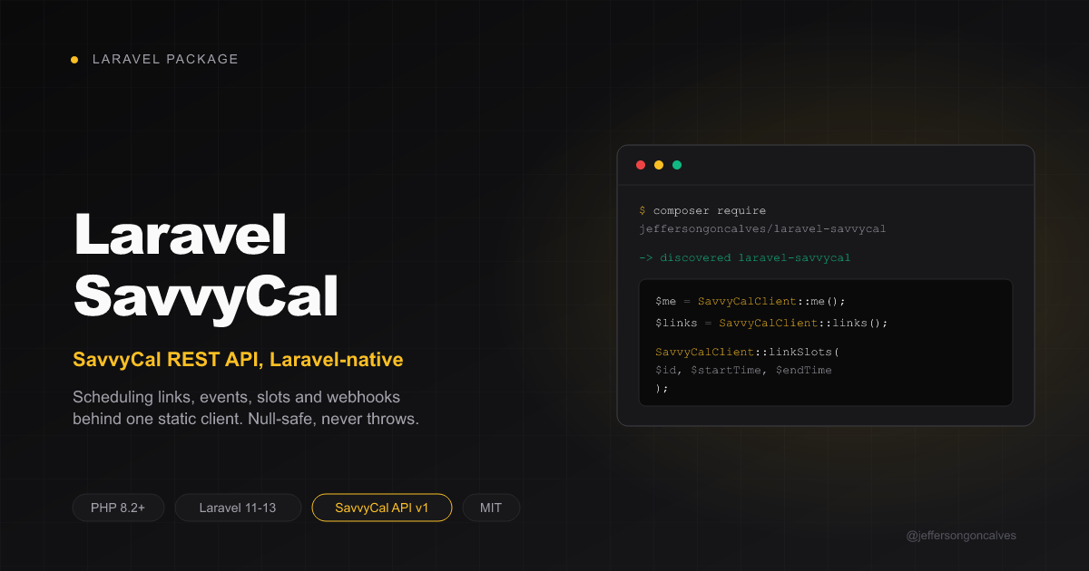 Laravel SavvyCal