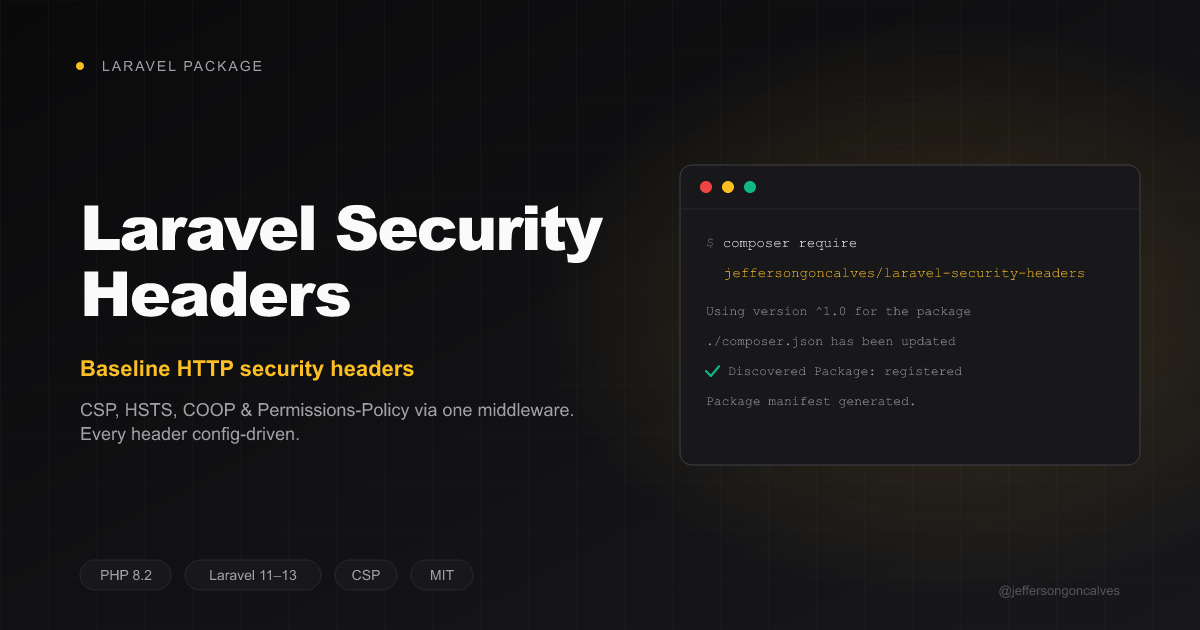 Laravel Security Headers