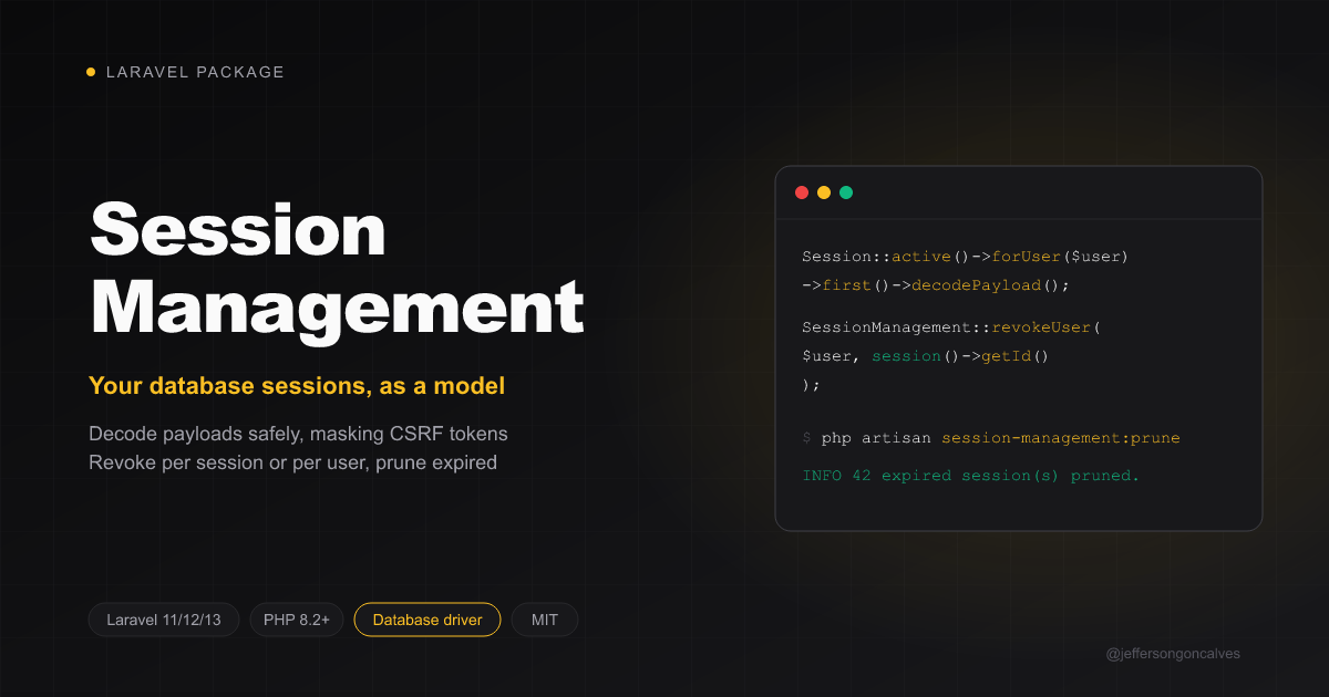 Laravel Session Management