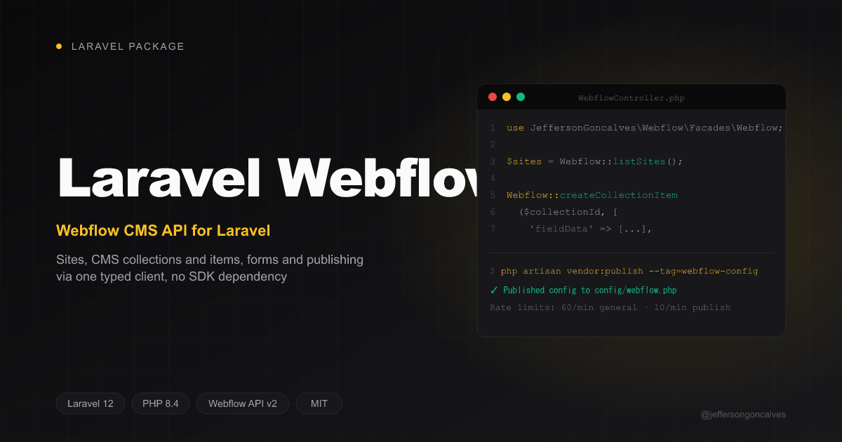 Laravel Webflow