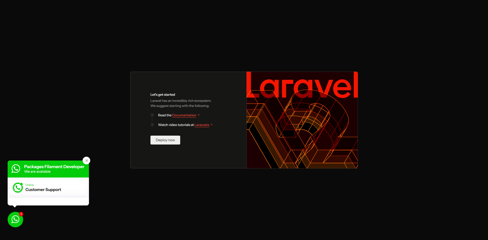 Widget Position Left Open