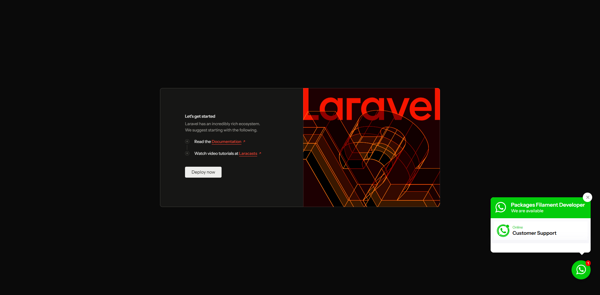 Widget Position Right Open