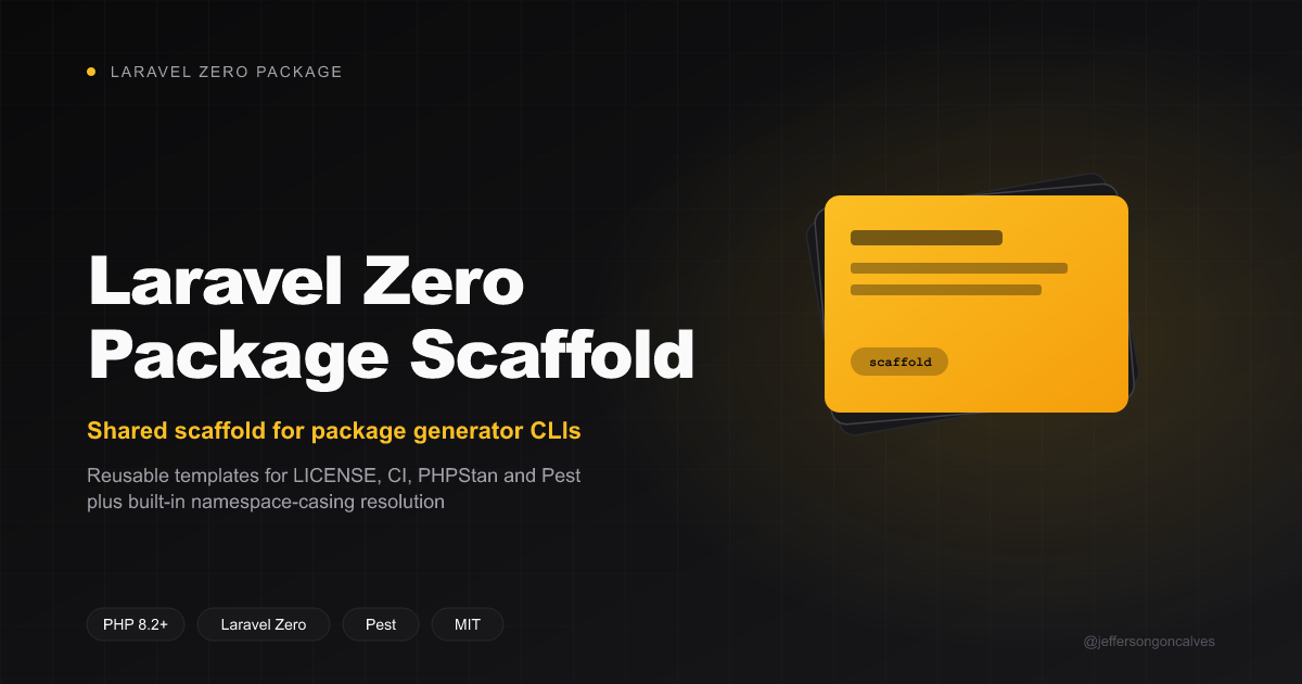 laravel-zero-package-scaffold
