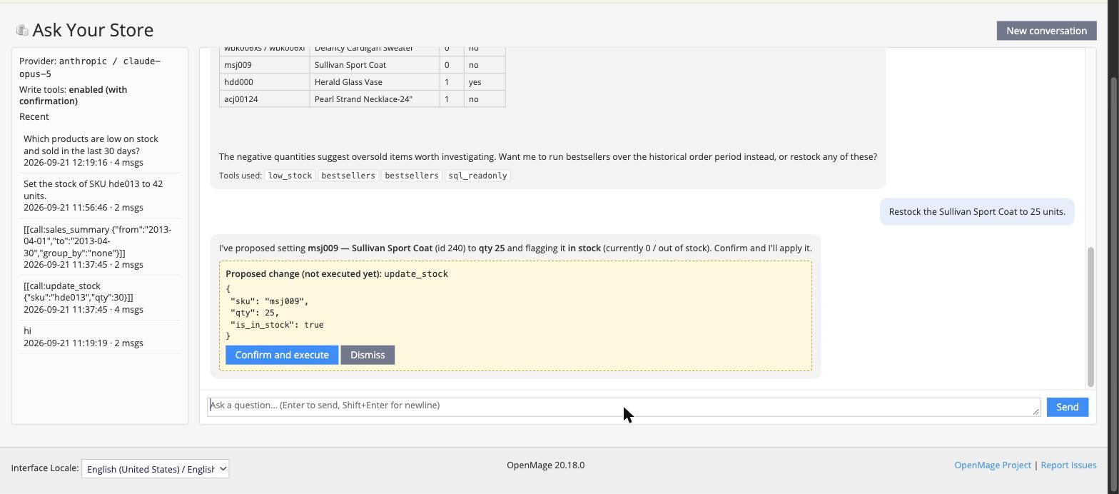 Write confirmation