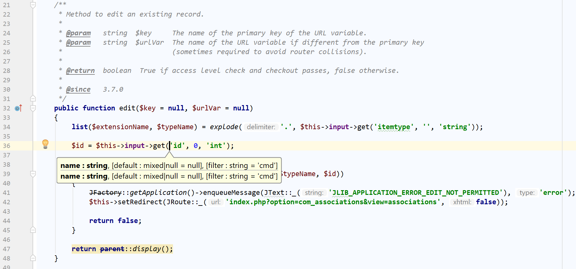 Code completion and method hints? Check!