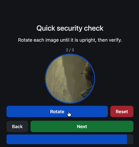 Rotate captcha