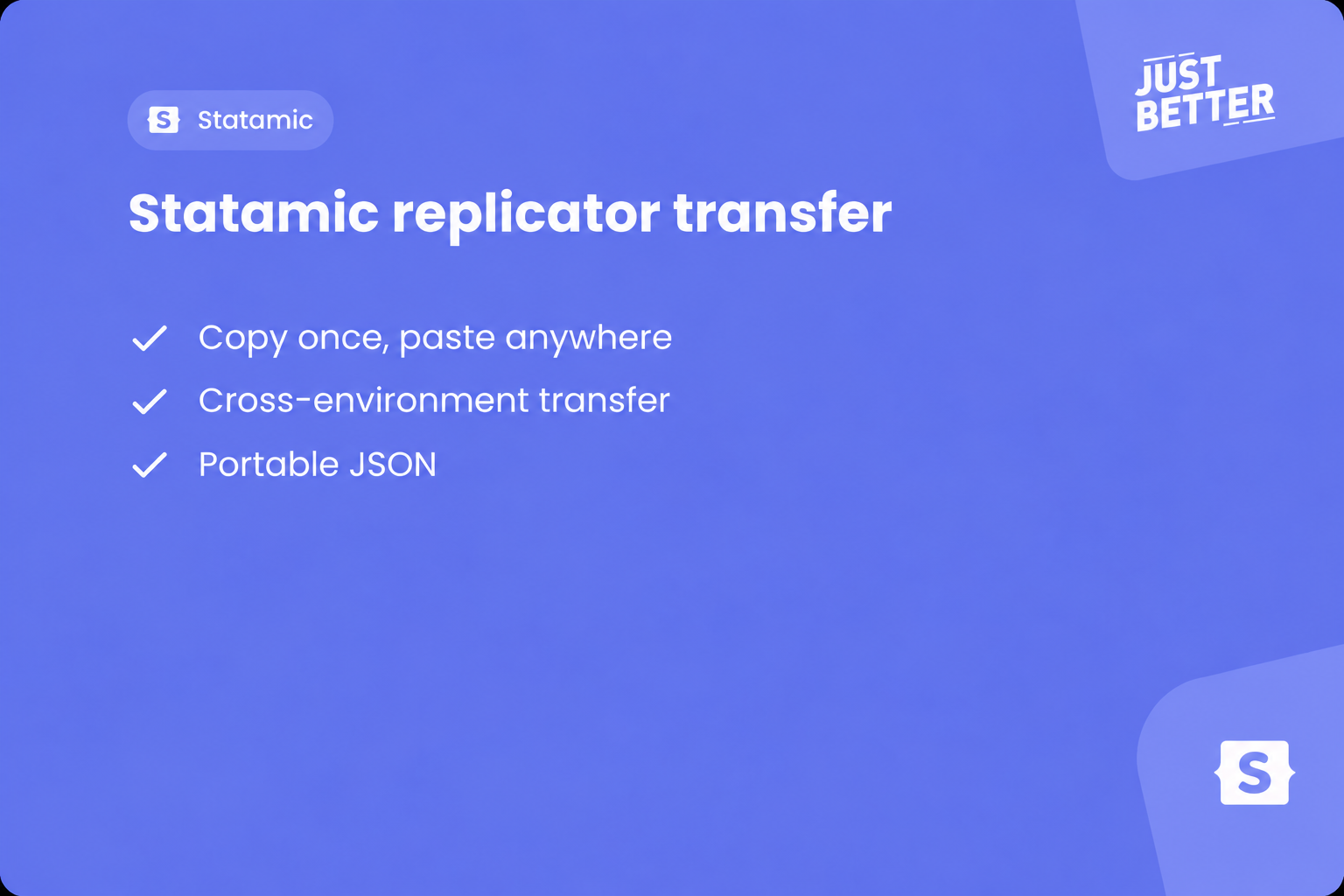 Statamic Replicator Transfer