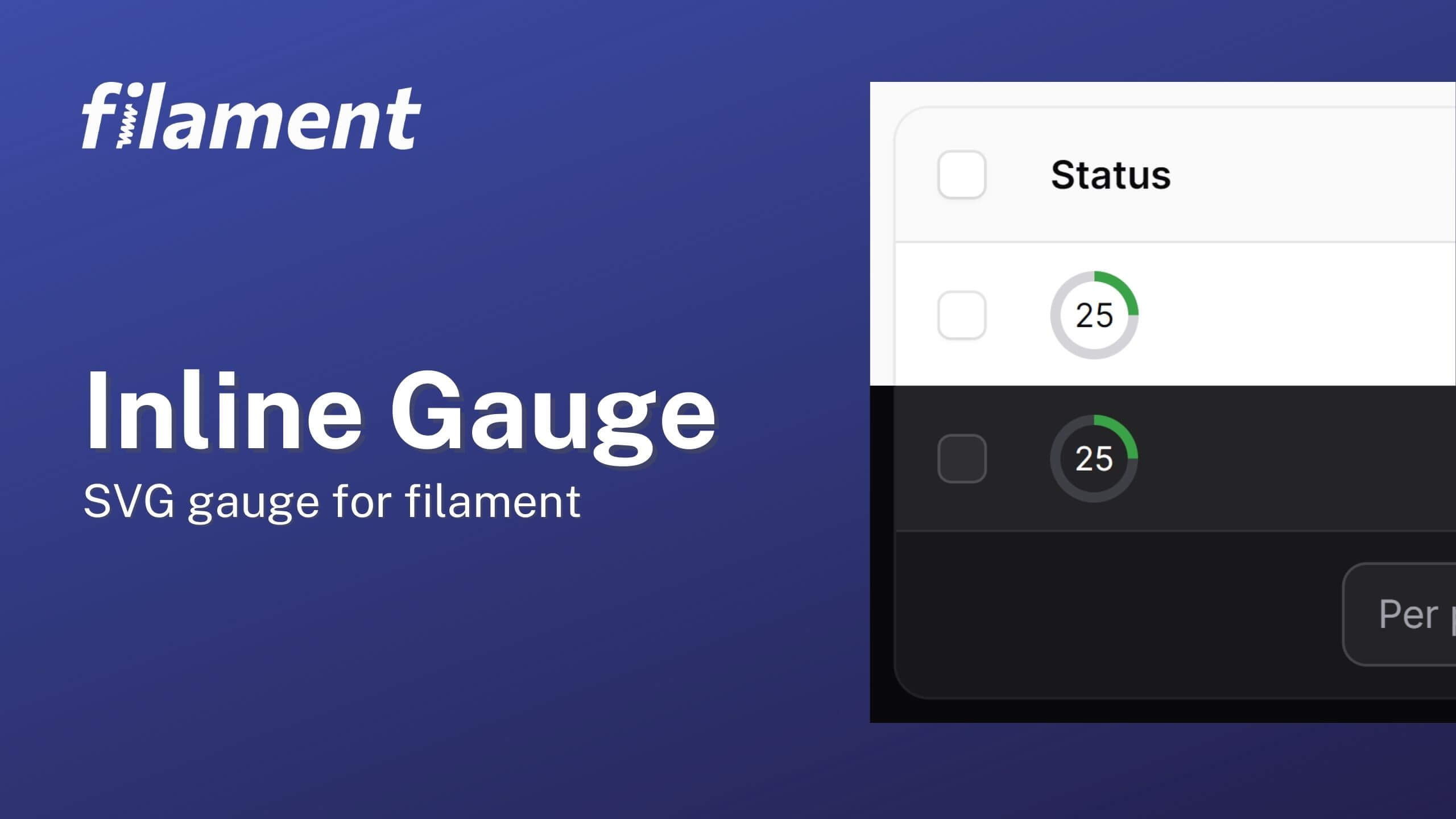 Filament Gauge