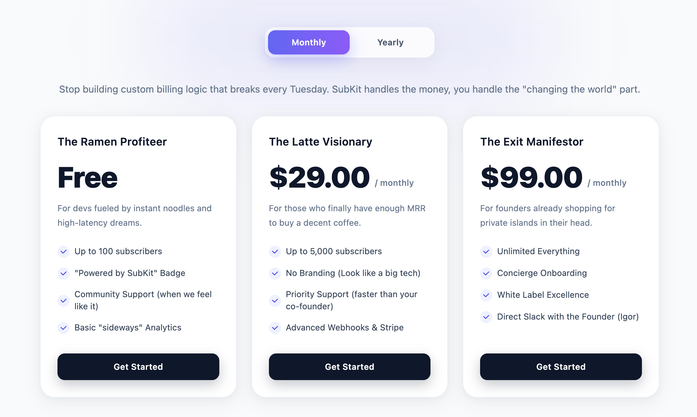 SubKit Pricing