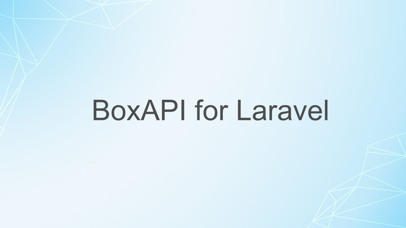 Social Card of Laravel BoxApi