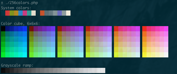 256 colors