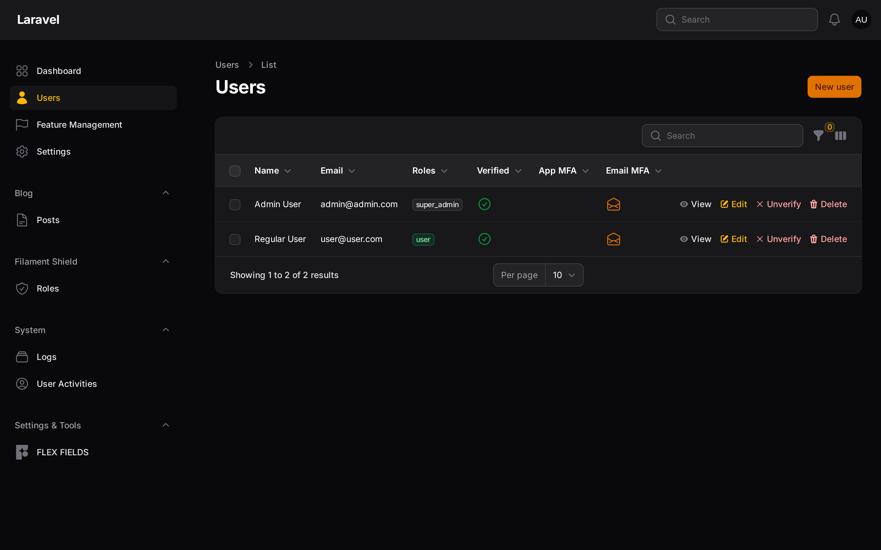 User Management