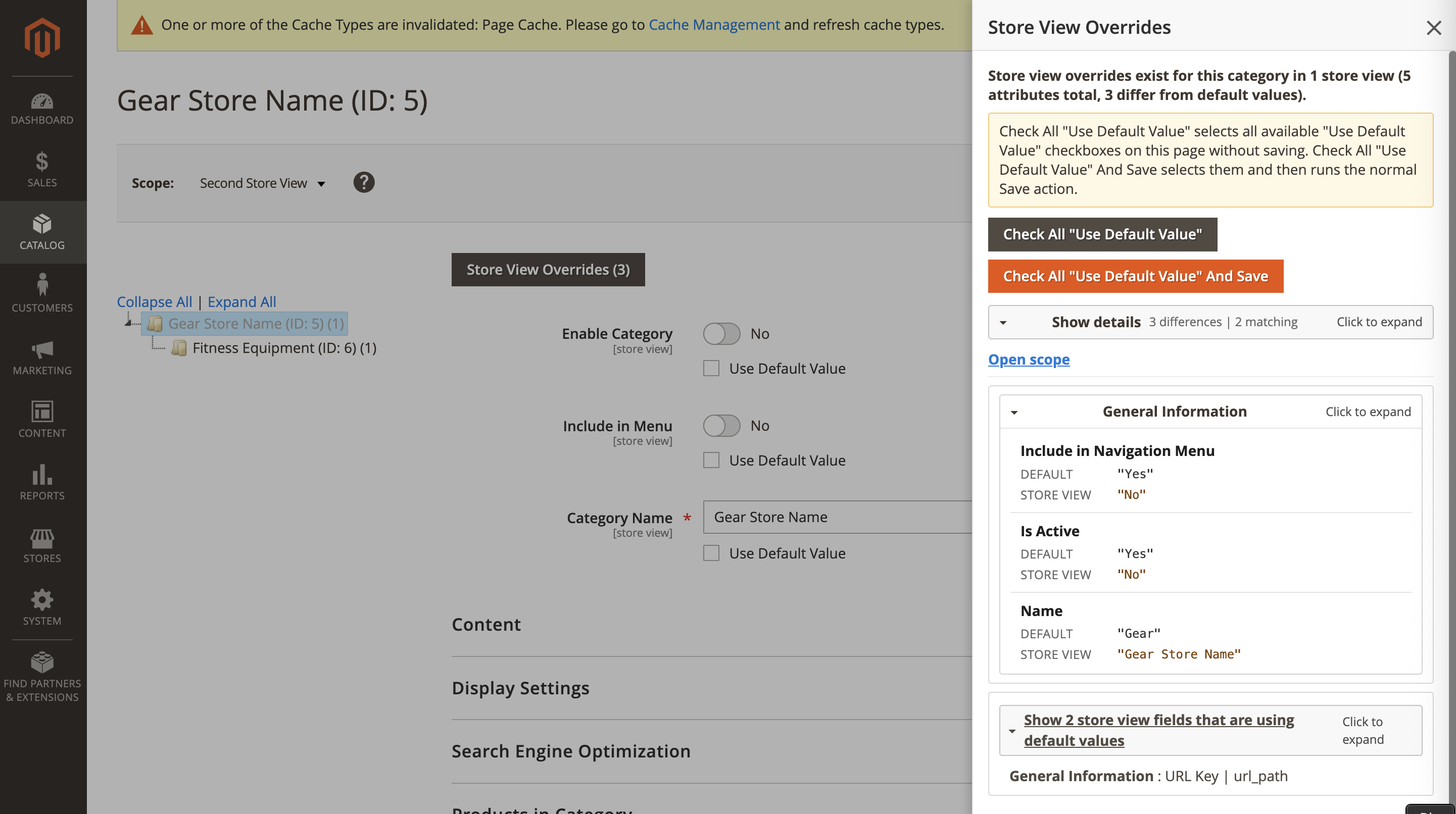 Category store view helper