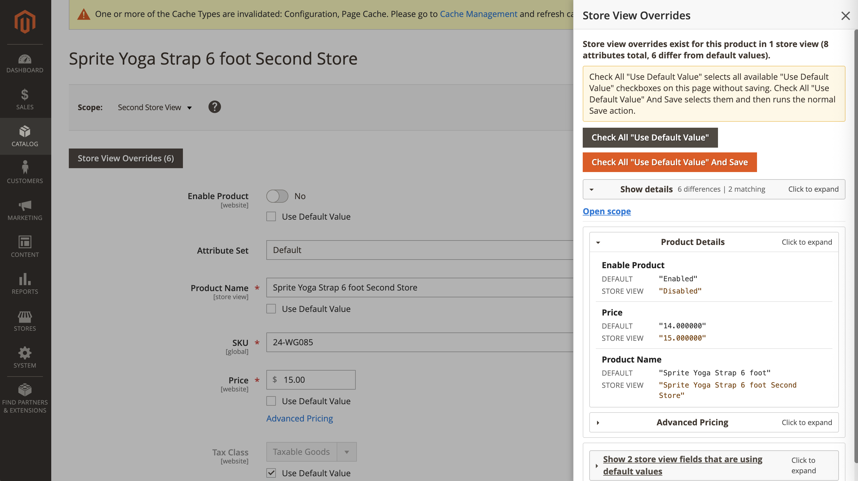 Product store view helper expanded